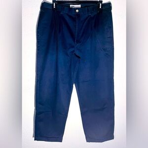 Old Navy Navy Blue Regular Khakis 100% Cotton Casual Preppy Pants Men’s 40x30